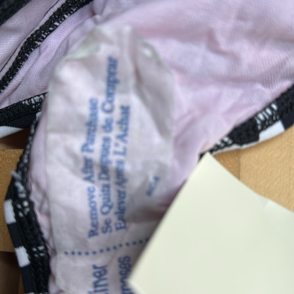 NWT St John Black And White Retro Style Gold Hardware Bikinii 6 top 8 bottom - Picture 7 of 8